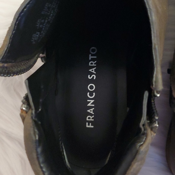 Sold-Fanco Sarto brown booties size 7.5 - Picture 8 of 9